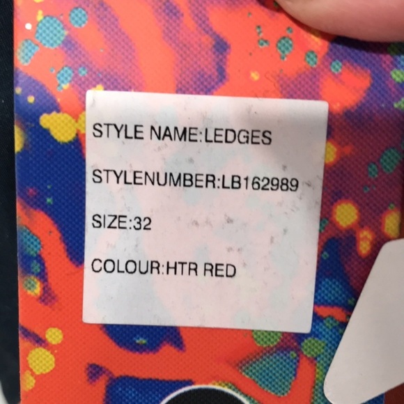 Lost Enterprises Color Block Board Shorts Size 32 New - Picture 10 of 11